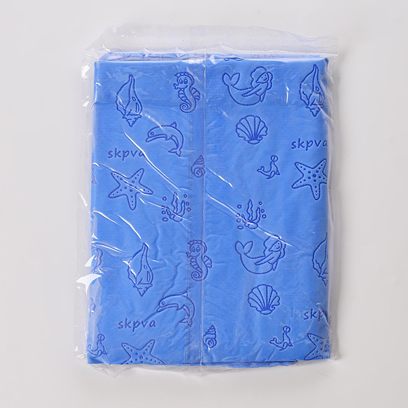 PVA šluostė automobilių valymui su elnio odos imitacija, sugerianti, be plaukų, Plain-Weave, 150 g, daugiafunkcinė šluostė