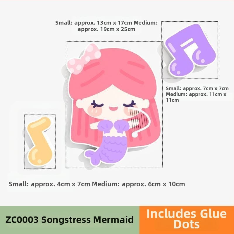 PVC стенни стикери, 2 части, водоустойчиви самозалепващи декор за прикриване на дупки върху врати и стени – бохемски стил и огледален дизайн