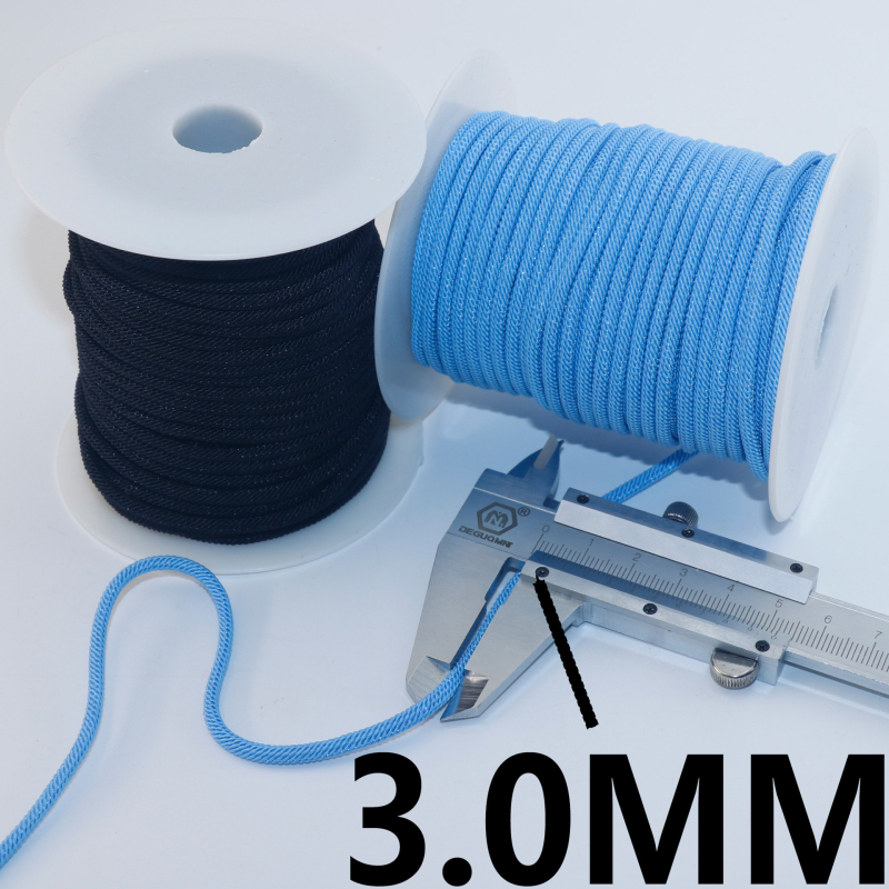 3 mm Milan konac za DIY nakit – najlon Jade boje, veliki rolni konac za izradu ogrlica i narukvica, ručno pletenje
