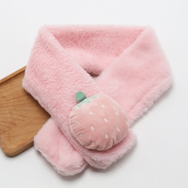 Dječji plišani šal za zimu, topao, sladak crtani dizajn, univerzalni stil