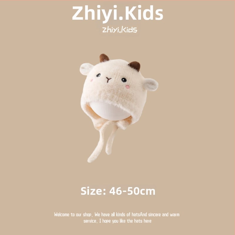 Unisex megztinė kepurė su ausų apsauga kūdikiams ir mažiems vaikams, korėjietiško stiliaus mielas mezginys, žiemos šiluma