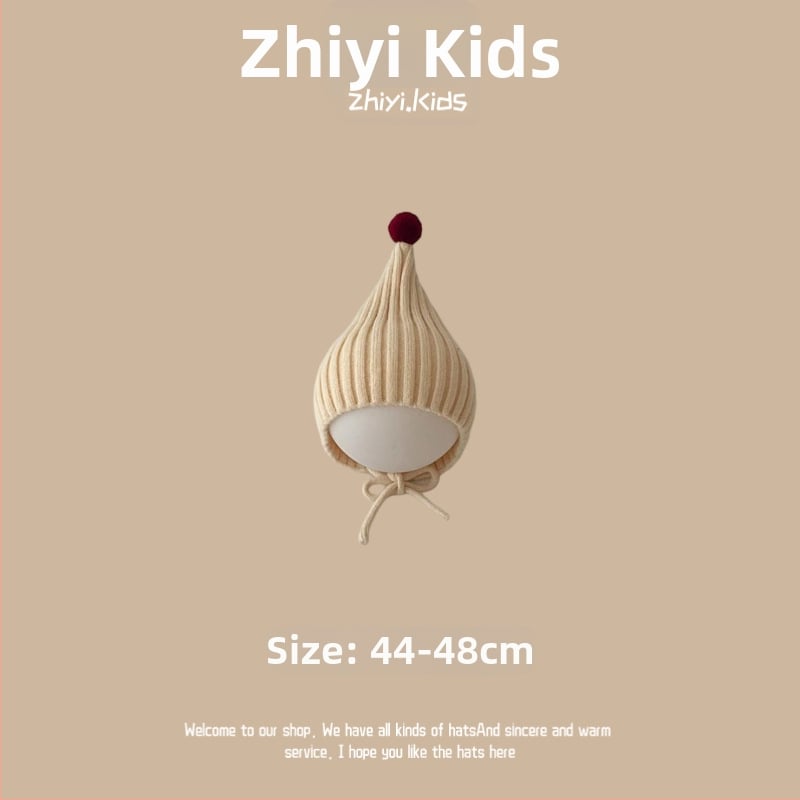 Unisex megztinė kepurė su ausų apsauga kūdikiams ir mažiems vaikams, korėjietiško stiliaus mielas mezginys, žiemos šiluma