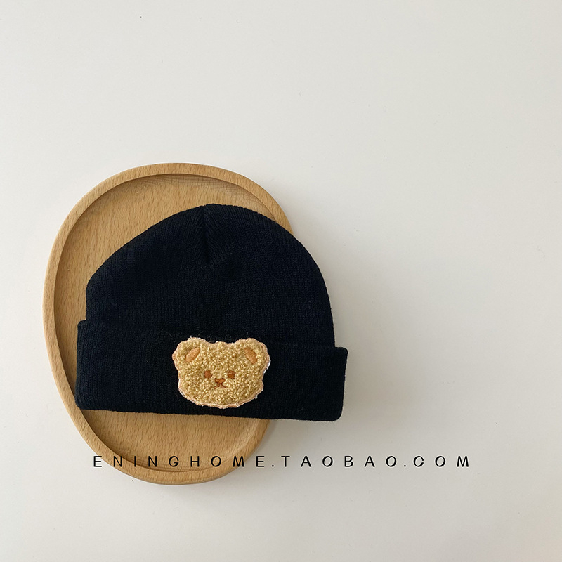 Kūdikio megztinė skrybėlė su kupoline krona ir krašteliu, saulės apsauga, 6–12 mėn, jacquard ins wind stilius