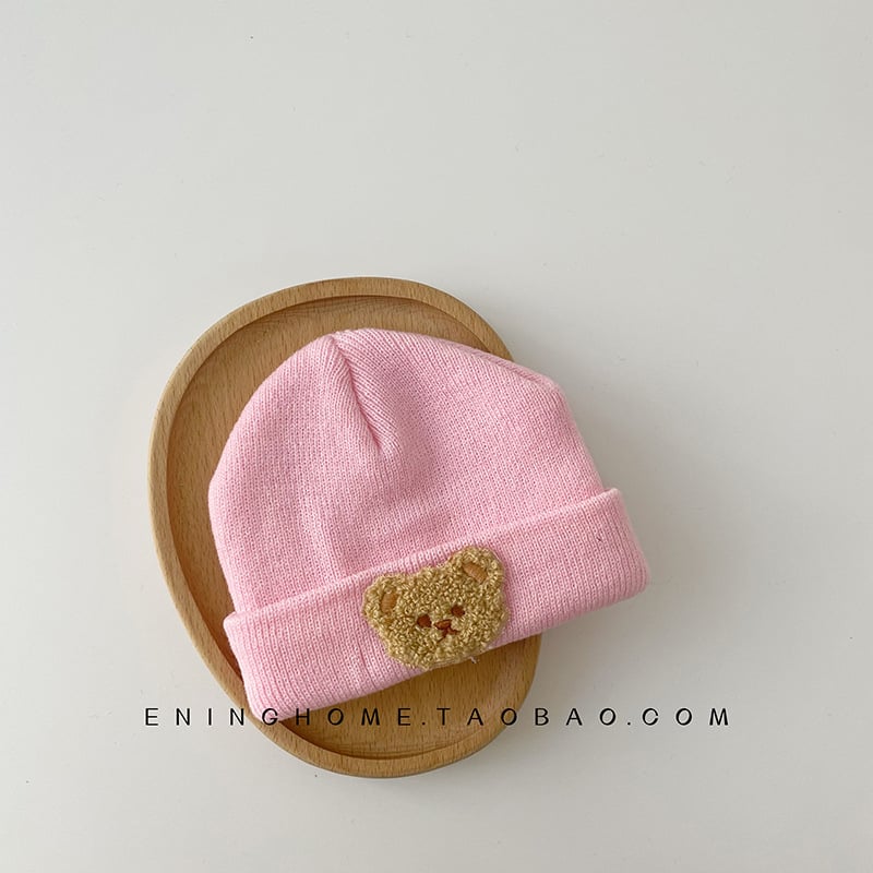 Kūdikio megztinė skrybėlė su kupoline krona ir krašteliu, saulės apsauga, 6–12 mėn, jacquard ins wind stilius