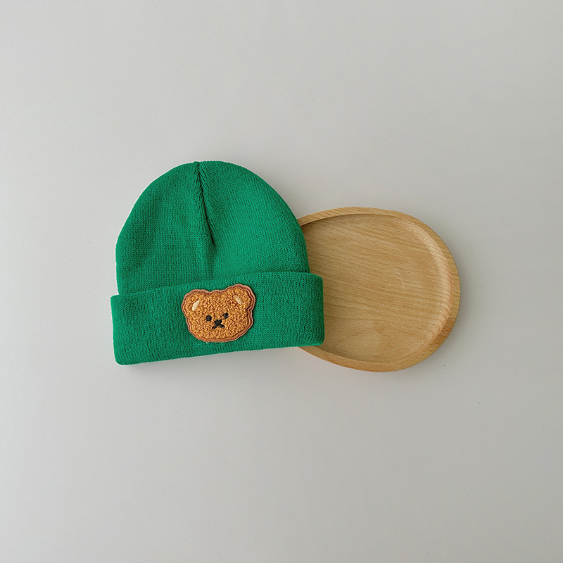 Kūdikio megztinė skrybėlė su kupoline krona ir krašteliu, saulės apsauga, 6–12 mėn, jacquard ins wind stilius