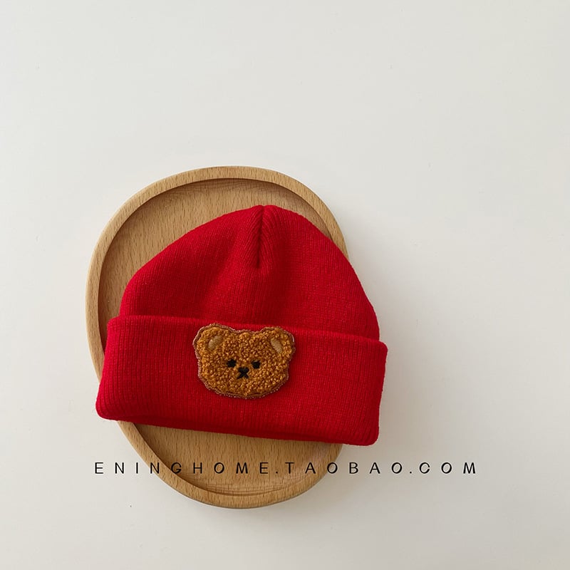 Kūdikio megztinė skrybėlė su kupoline krona ir krašteliu, saulės apsauga, 6–12 mėn, jacquard ins wind stilius