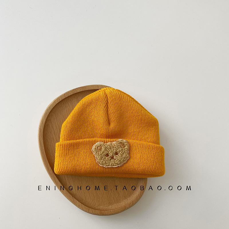 Kūdikio megztinė skrybėlė su kupoline krona ir krašteliu, saulės apsauga, 6–12 mėn, jacquard ins wind stilius