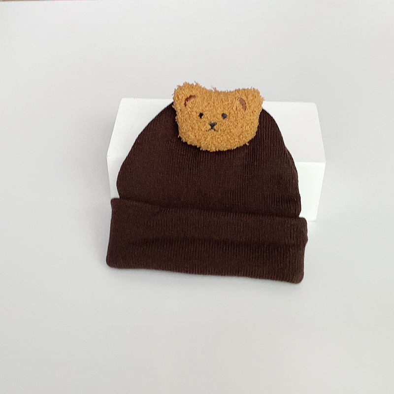 Kūdikio megztinė skrybėlė su kupoline krona ir krašteliu, saulės apsauga, 6–12 mėn, jacquard ins wind stilius