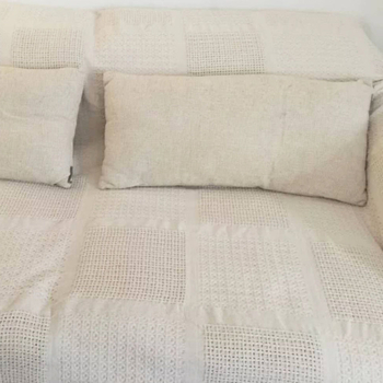 Dygsniuotos rašto sofa užvalkalos, mišrios medžiagos audinys, pritaikomas pagal užsakymą, tinka kombinuotiems sofoms