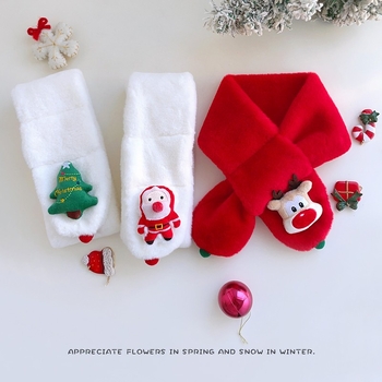 Bērnu šalle ar karikatūru rakstu, pūkaina pildījuma šalle, silta ziemai (Materiāls: Poliesteris; Raksts: Karikatūra; Sezona: Ziema; Funkcija: Silta)