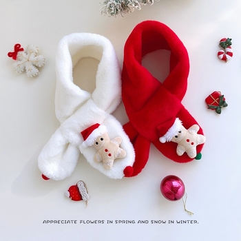 Bērnu šalle ar karikatūru rakstu, pūkaina pildījuma šalle, silta ziemai (Materiāls: Poliesteris; Raksts: Karikatūra; Sezona: Ziema; Funkcija: Silta)