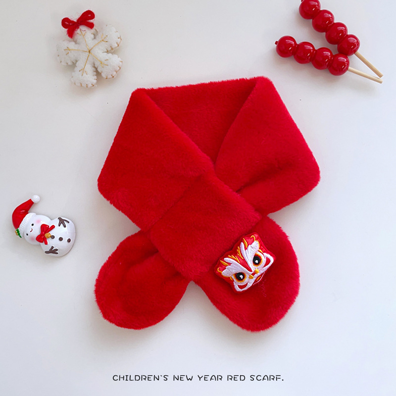 Bērnu šalle ar karikatūru rakstu, pūkaina pildījuma šalle, silta ziemai (Materiāls: Poliesteris; Raksts: Karikatūra; Sezona: Ziema; Funkcija: Silta)