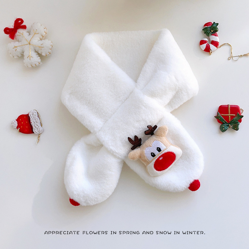 Bērnu šalle ar karikatūru rakstu, pūkaina pildījuma šalle, silta ziemai (Materiāls: Poliesteris; Raksts: Karikatūra; Sezona: Ziema; Funkcija: Silta)