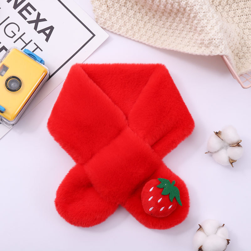 Bērnu šalle ar karikatūru rakstu, pūkaina pildījuma šalle, silta ziemai (Materiāls: Poliesteris; Raksts: Karikatūra; Sezona: Ziema; Funkcija: Silta)