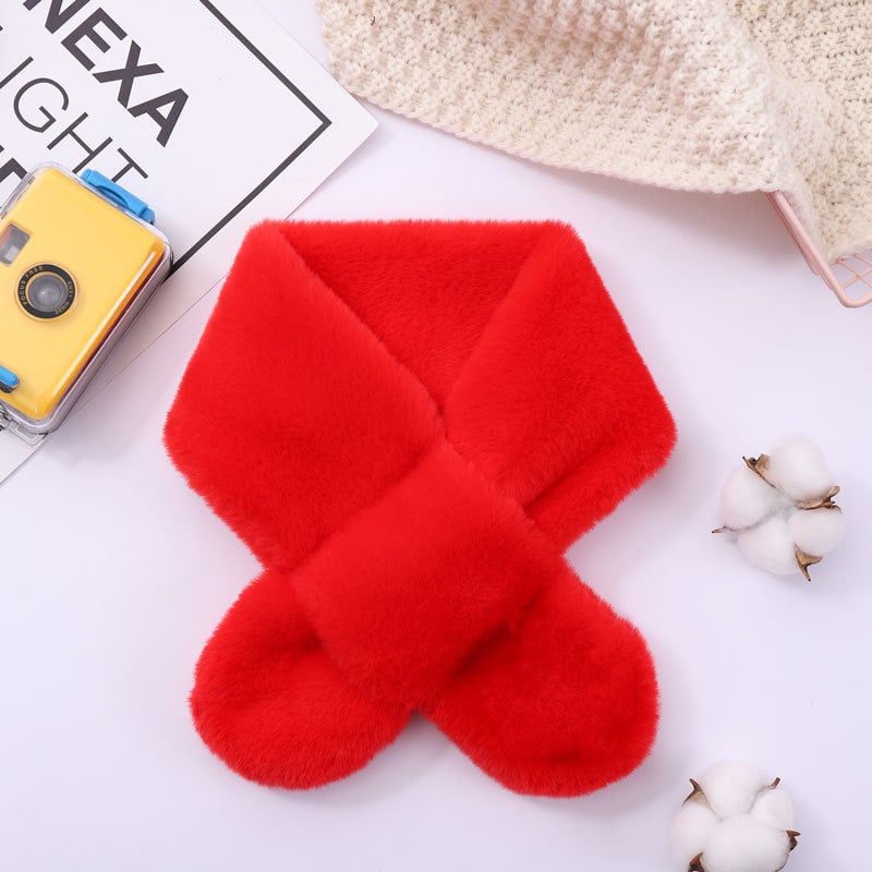 Bērnu šalle ar karikatūru rakstu, pūkaina pildījuma šalle, silta ziemai (Materiāls: Poliesteris; Raksts: Karikatūra; Sezona: Ziema; Funkcija: Silta)