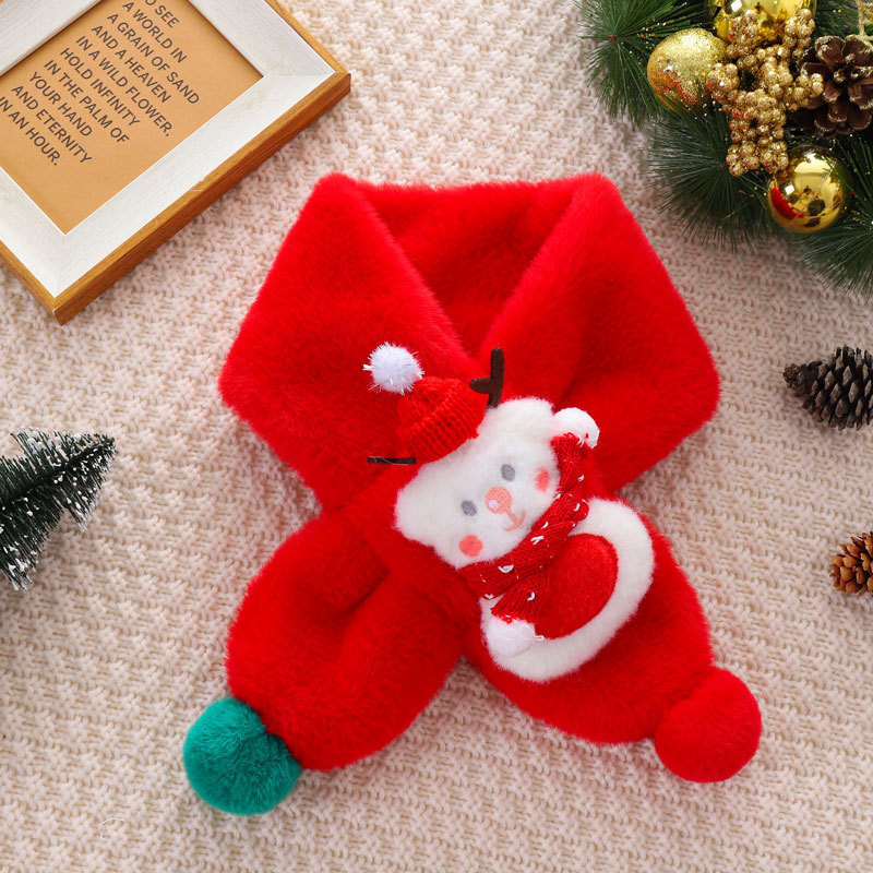 Bērnu šalle ar karikatūru rakstu, pūkaina pildījuma šalle, silta ziemai (Materiāls: Poliesteris; Raksts: Karikatūra; Sezona: Ziema; Funkcija: Silta)