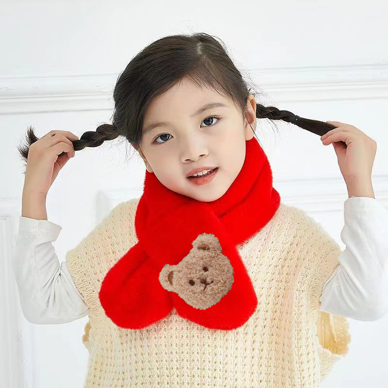 Bērnu šalle ar karikatūru rakstu, pūkaina pildījuma šalle, silta ziemai (Materiāls: Poliesteris; Raksts: Karikatūra; Sezona: Ziema; Funkcija: Silta)