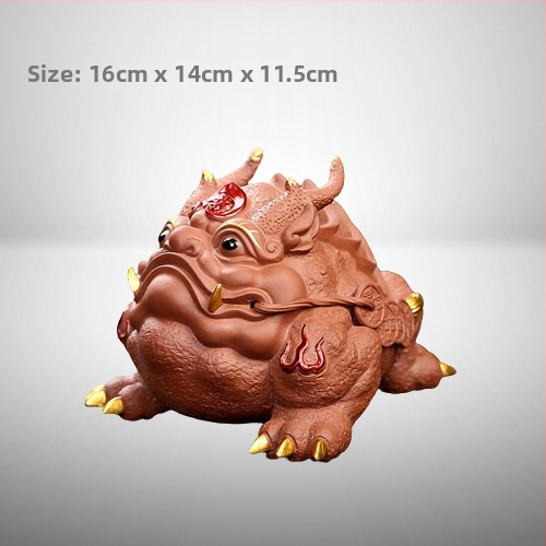 Tea pet figūrėlių rinkinys iš smėlio molio, retro stilius, aukšta kokybė, įtraukiami toad, Pixiu, Sun Wukong ir drakono vėžlys