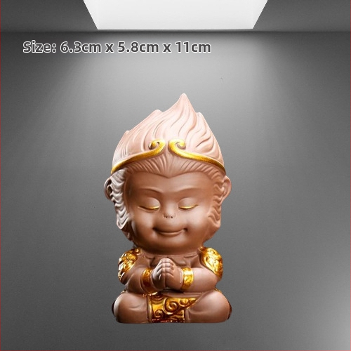 Tea pet figūrėlių rinkinys iš smėlio molio, retro stilius, aukšta kokybė, įtraukiami toad, Pixiu, Sun Wukong ir drakono vėžlys