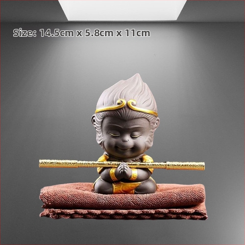 Tea pet figūrėlių rinkinys iš smėlio molio, retro stilius, aukšta kokybė, įtraukiami toad, Pixiu, Sun Wukong ir drakono vėžlys