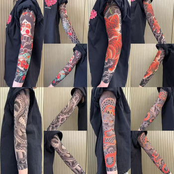 Ултратънък безшевен охлаждащ ръкав за ръка с флорални мотиви, UV защита, унисекс (найлон, 71–80% основна тъкан, оригинален дизайн, пролет 2025)