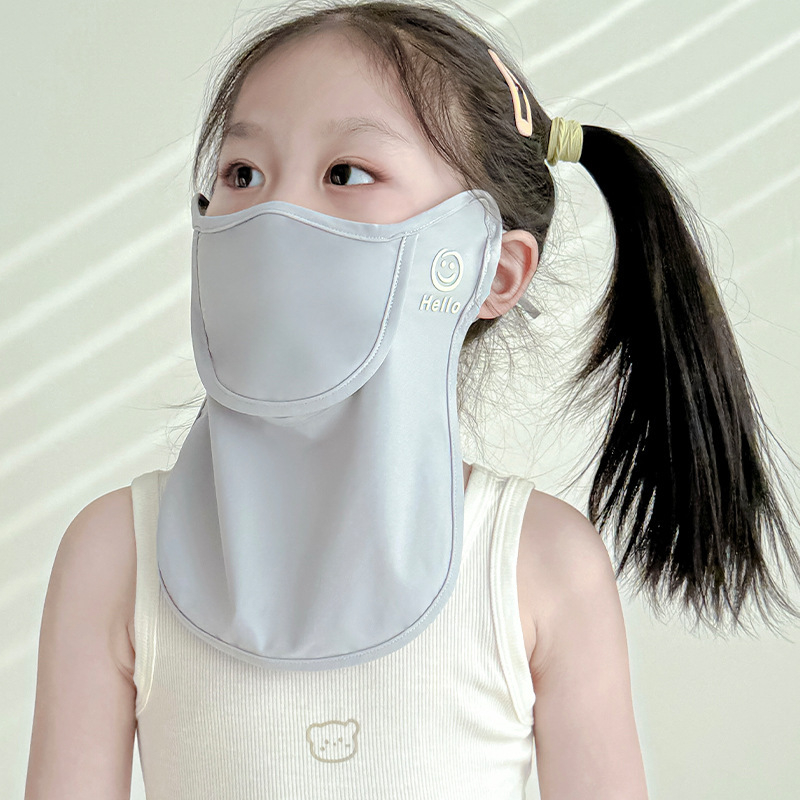 Dječja maska za lice od najlona s UV zaštitom, prozračna, otporna na vjetar i prašinu, s punim pokrivanjem lica