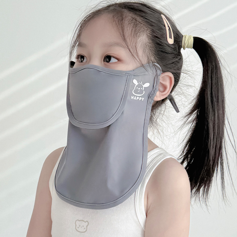 Dječja maska za lice od najlona s UV zaštitom, prozračna, otporna na vjetar i prašinu, s punim pokrivanjem lica