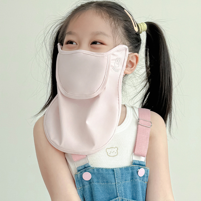 Dječja maska za lice od najlona s UV zaštitom, prozračna, otporna na vjetar i prašinu, s punim pokrivanjem lica