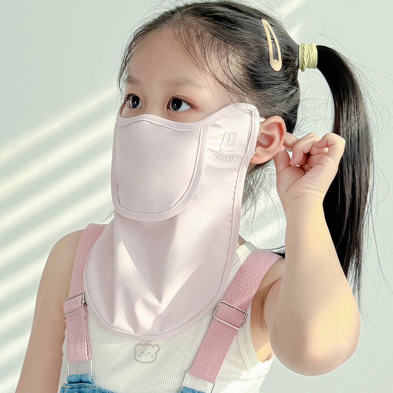 Dječja maska za lice od najlona s UV zaštitom, prozračna, otporna na vjetar i prašinu, s punim pokrivanjem lica