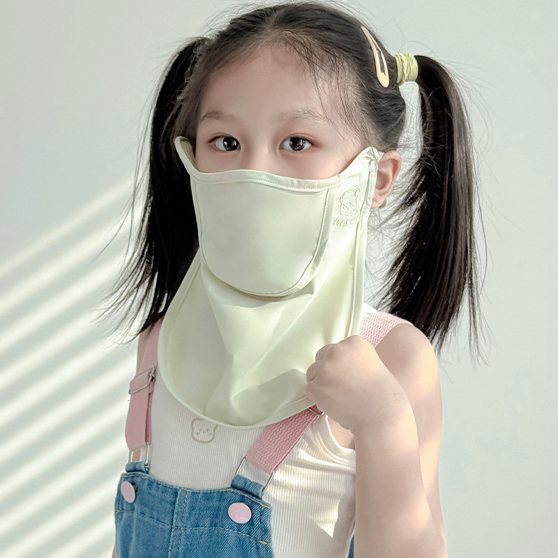 Dječja maska za lice od najlona s UV zaštitom, prozračna, otporna na vjetar i prašinu, s punim pokrivanjem lica