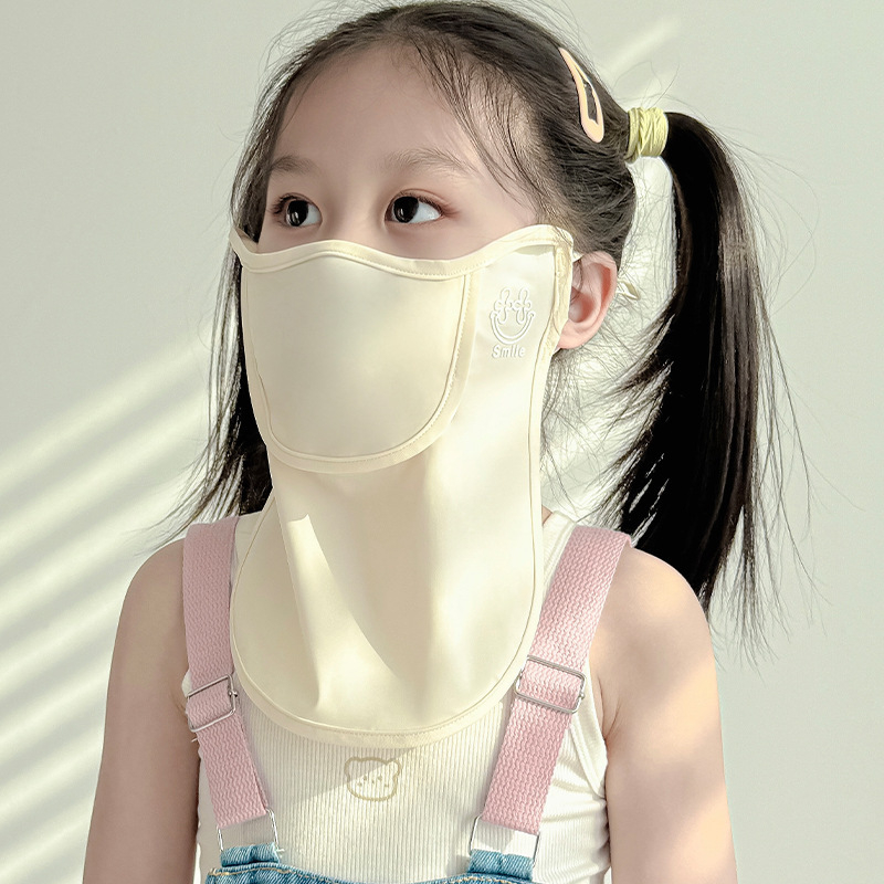 Dječja maska za lice od najlona s UV zaštitom, prozračna, otporna na vjetar i prašinu, s punim pokrivanjem lica