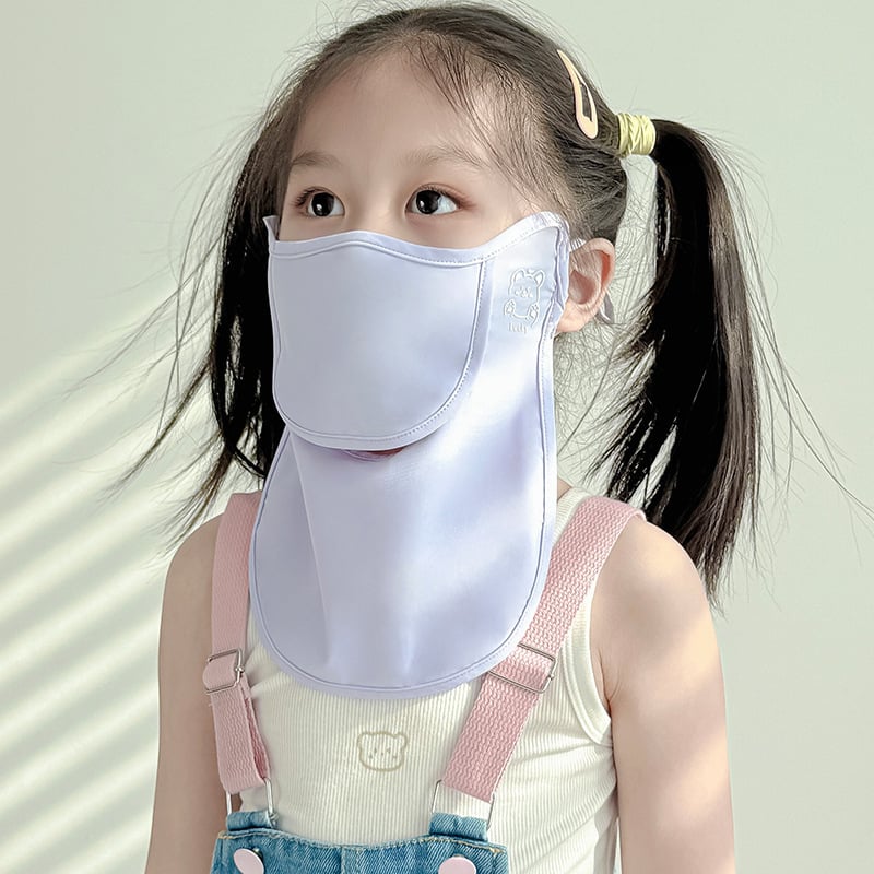 Dječja maska za lice od najlona s UV zaštitom, prozračna, otporna na vjetar i prašinu, s punim pokrivanjem lica