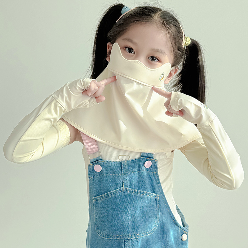 Dječja maska za lice od najlona s UV zaštitom, prozračna, otporna na vjetar i prašinu, s punim pokrivanjem lica