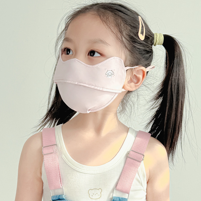 Dječja maska za lice od najlona s UV zaštitom, prozračna, otporna na vjetar i prašinu, s punim pokrivanjem lica