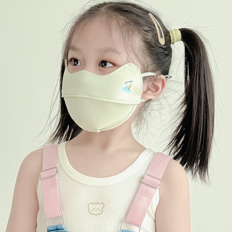 Dječja maska za lice od najlona s UV zaštitom, prozračna, otporna na vjetar i prašinu, s punim pokrivanjem lica