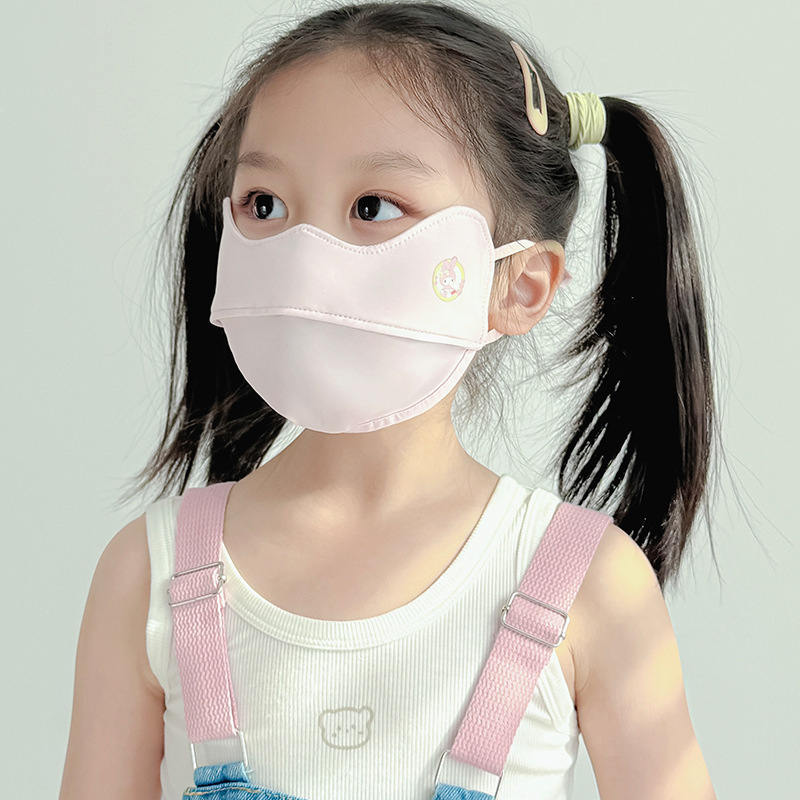 Dječja maska za lice od najlona s UV zaštitom, prozračna, otporna na vjetar i prašinu, s punim pokrivanjem lica