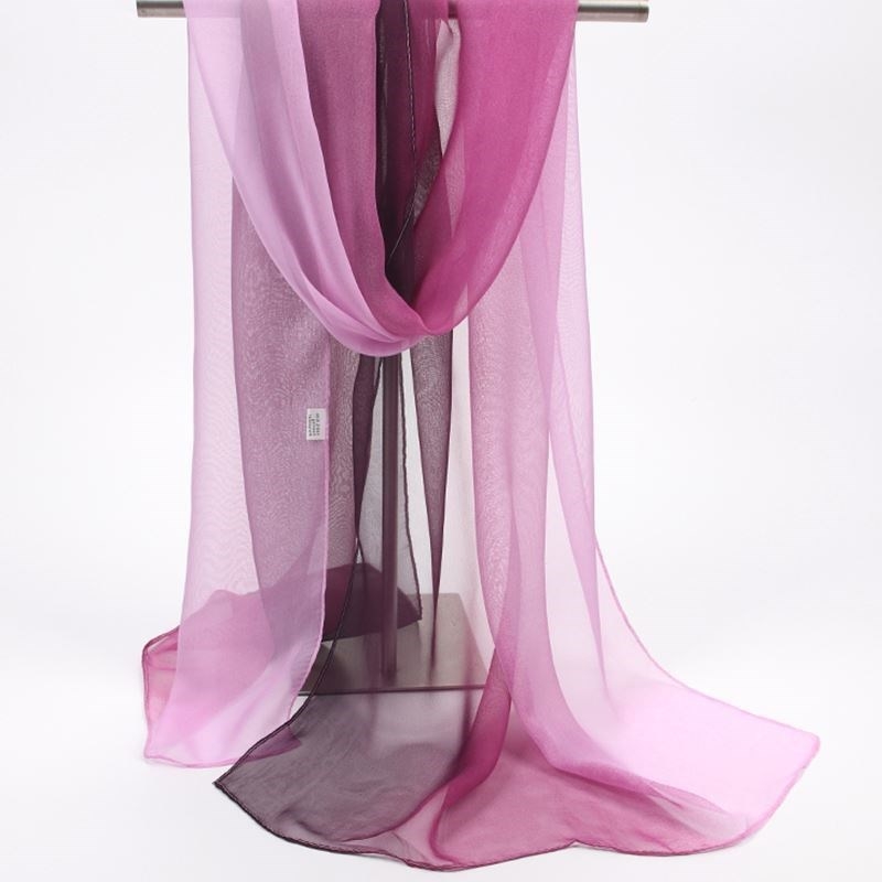 Ženski šal od šifona, topao, poliester materijal, širina 50 cm