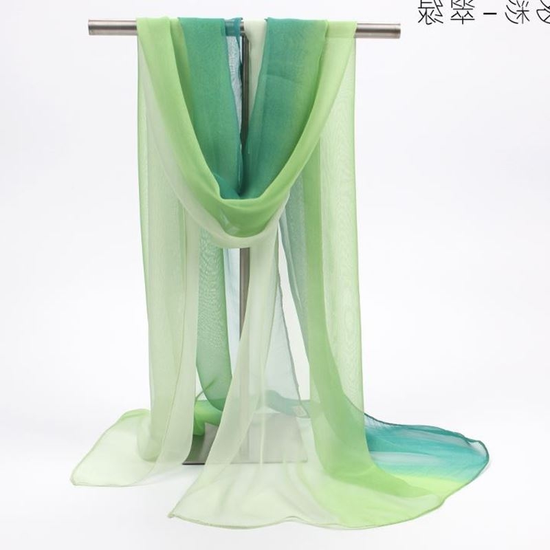Ženski šal od šifona, topao, poliester materijal, širina 50 cm