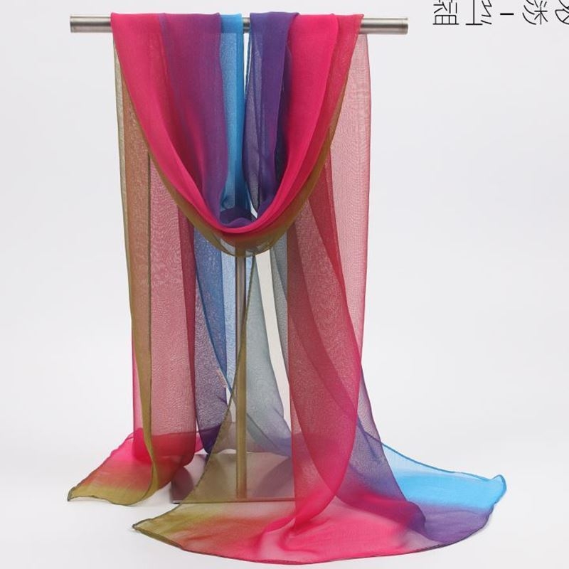 Ženski šal od šifona, topao, poliester materijal, širina 50 cm