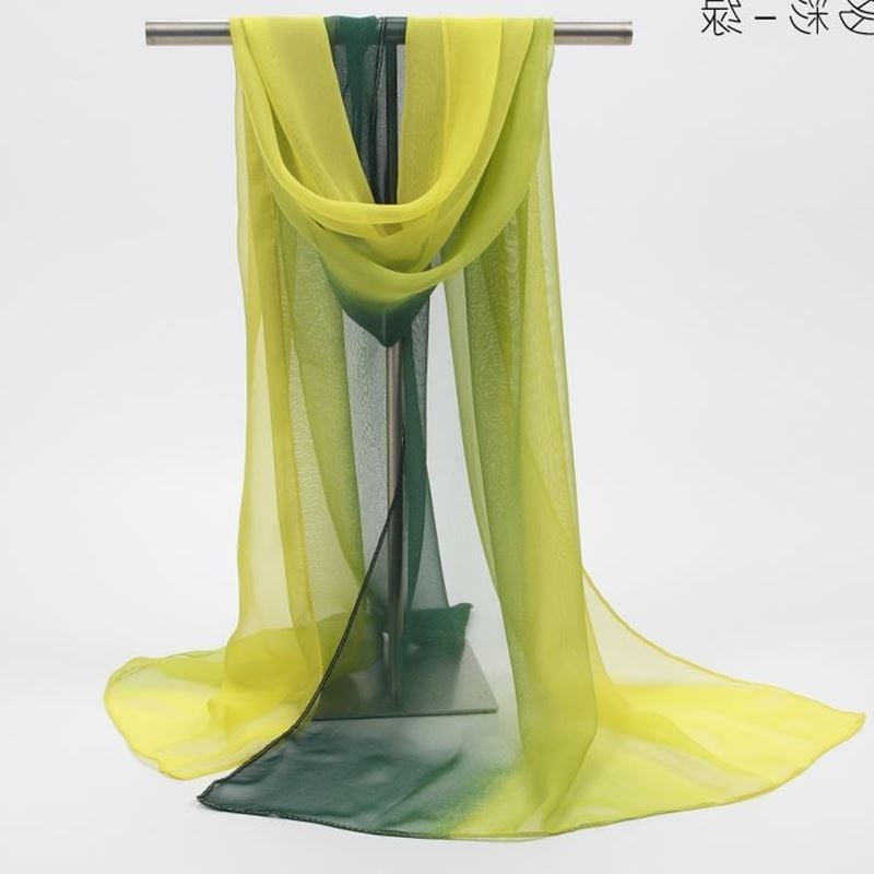 Ženski šal od šifona, topao, poliester materijal, širina 50 cm
