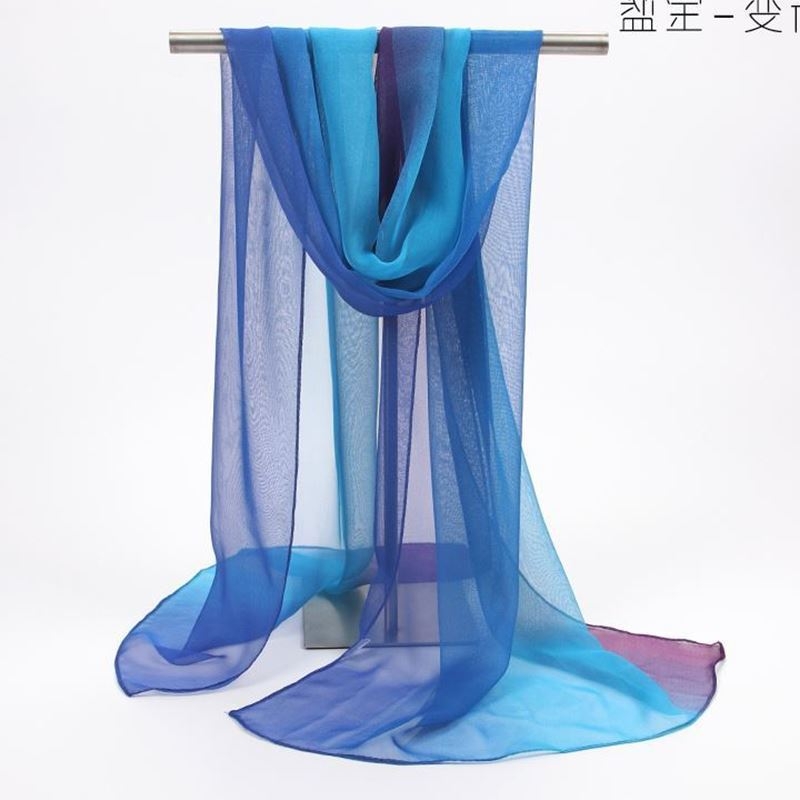 Ženski šal od šifona, topao, poliester materijal, širina 50 cm