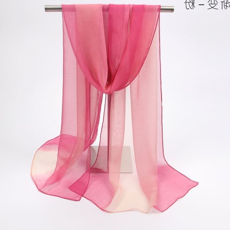 Ženski šal od šifona, topao, poliester materijal, širina 50 cm