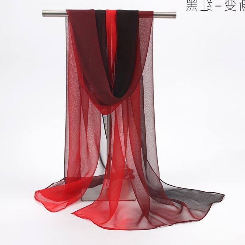 Ženski šal od šifona, topao, poliester materijal, širina 50 cm