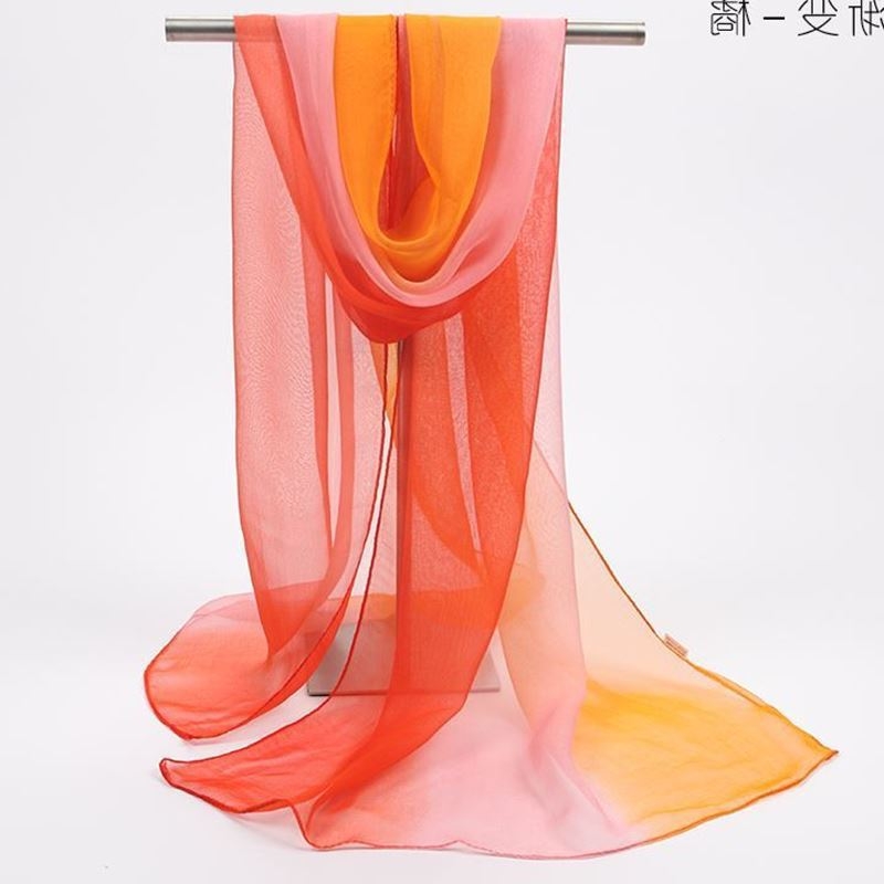 Ženski šal od šifona, topao, poliester materijal, širina 50 cm