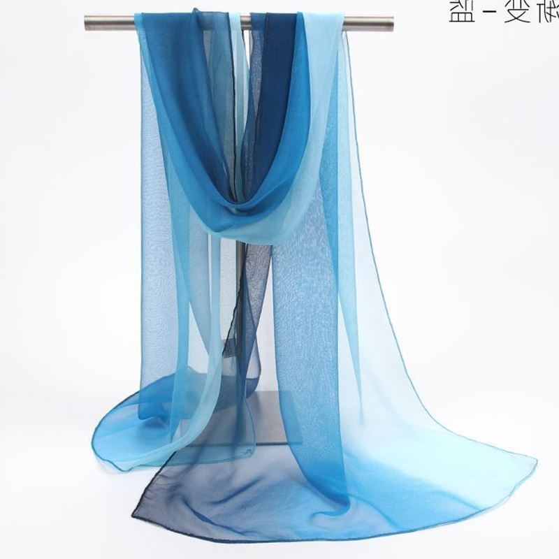 Ženski šal od šifona, topao, poliester materijal, širina 50 cm