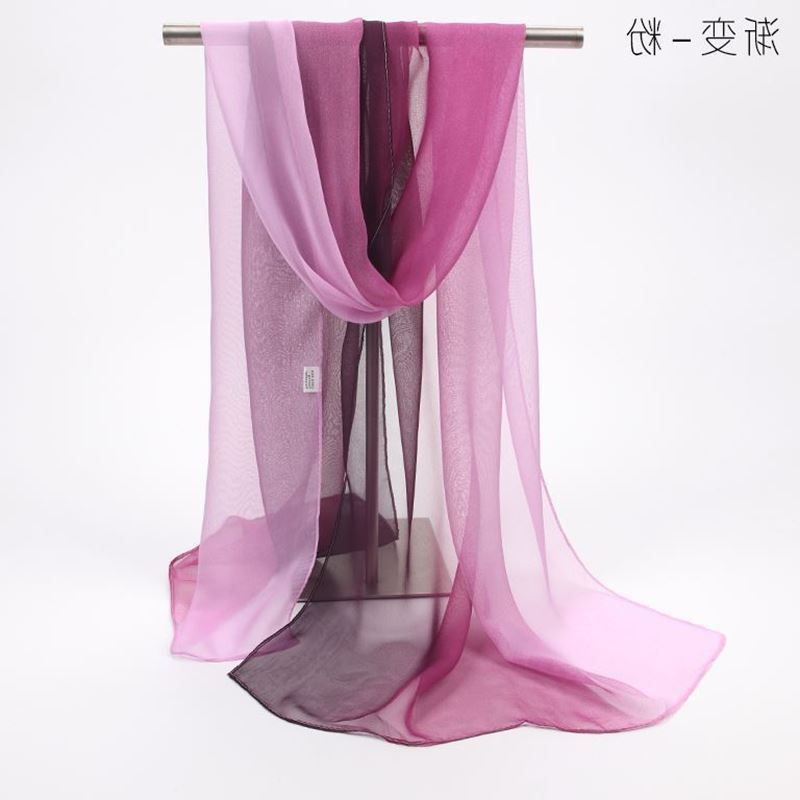 Ženski šal od šifona, topao, poliester materijal, širina 50 cm