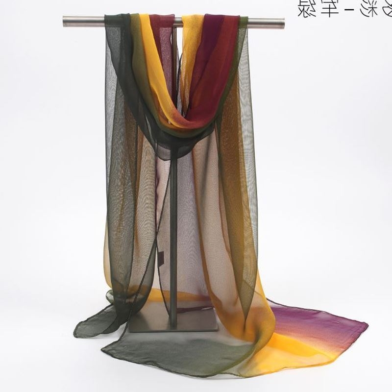 Ženski šal od šifona, topao, poliester materijal, širina 50 cm