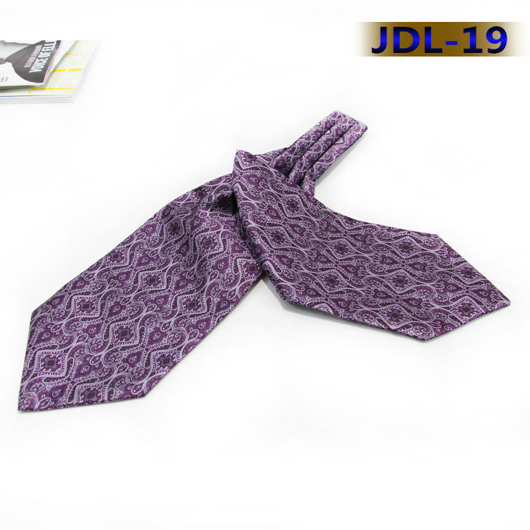 Korejski stil muški šal za ovratnik s motivom Cashew Flower – brit retro stil, poliester, warp-knit, širina 15 cm