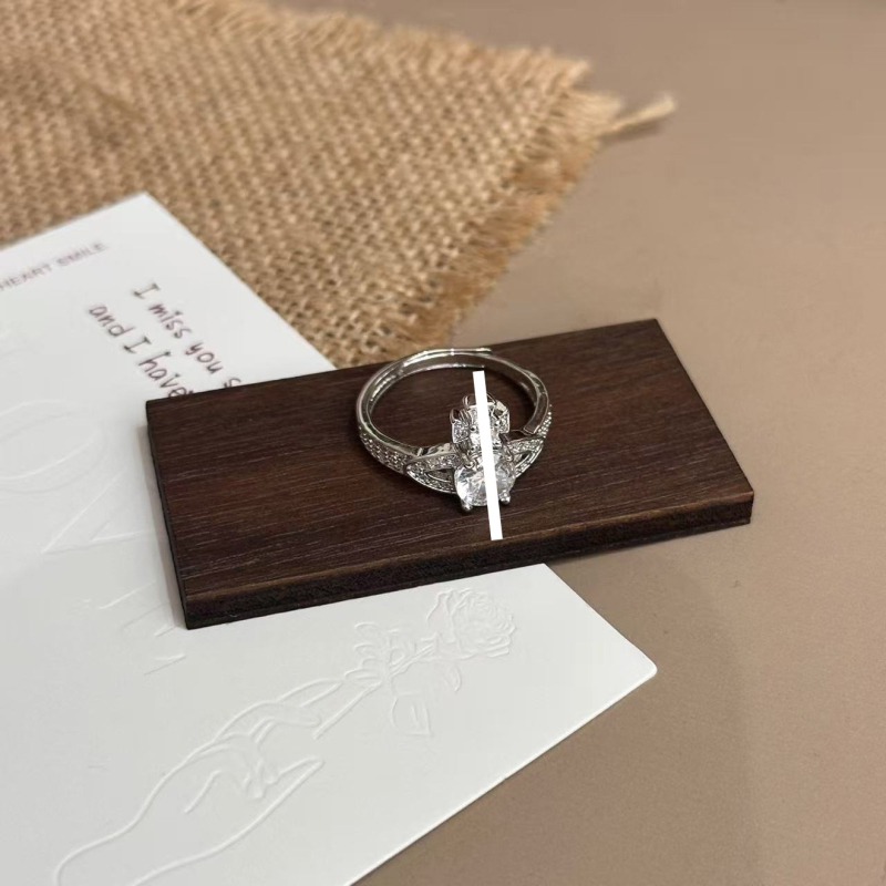 Atviras žiedas su Saturno planetos motyvu, varis, elektroplakavimas, moterų mada, pavasaris 2025 leidimas