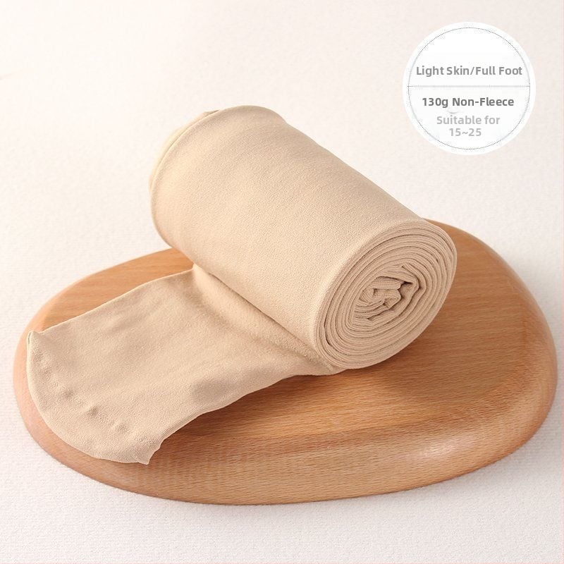 Čarape-hlače s fleeceom za jesen-zimu, s nogama, podizanje stražnjice, nevidljive ispod odjeće, poliester